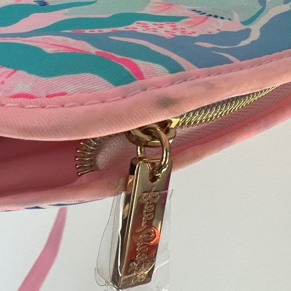 LILLY PULITZER Tennis RACKET COVER Sling Bag NWOT Kaleidoscope Coral Pattern - Picture 6 of 6